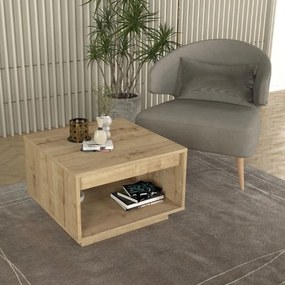 ΤΡΑΠΕΖΑΚΙ ΣΑΛΟΝΙΟΥ ONDA MEGAPAP ΧΡΩΜΑ SAPPHIRE OAK 60X60X40ΕΚ.