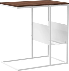 vidaXL Τραπέζι Βοηθητικό Λευκό 55x36x59,5 εκ. από Επεξεργασμένο Ξύλο