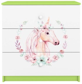 Συρταριέρα Babydreams Cartoon-Prasino-Unicorn