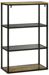 vidaXL Βιβλιοθήκη 70x35x110 εκ. Σοβαρή Ξύλινη Σκύλα Μάνγκο