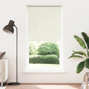 vidaXL Στόρι Συσκότισης Υπόλευκο 90x230 εκ. Πλάτος Υφάσματος 85,7 εκ. Πολυεστέρας