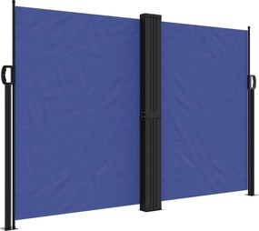 vidaXL Σκίαστρο Πλαϊνό Συρόμενο Μπλε 160 x 600 εκ.