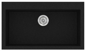 Sanitec Classic 333 Metallic Space Ένθετος Νεροχύτης 80cm