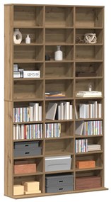 vidaXL Ντουλάπι CD artisan δρυς 101 x 23 x 177.5 εκ Επεξεργασμένο ξύλο