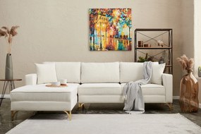 Corner Sofa Berlin Left - Cream, Gold Cream
Gold