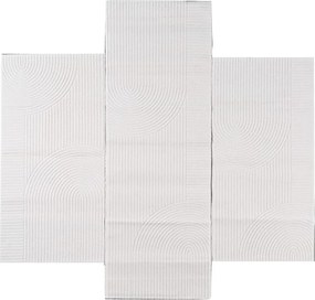 Χαλιά Κρεβατοκάμαρας (Σετ 3τμχ) Pierre Cardin Loft 16 White