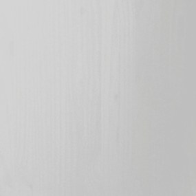 vidaXL Γραφείο Λευκό 112 x 50 x 75 εκ. Στερεό ξύλο πεύκου