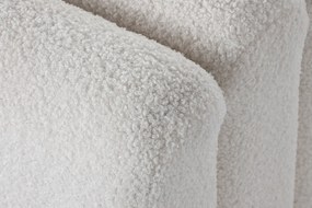 Σκαμπό Home ESPRIT Λευκό πολυεστέρας Ξύλο MDF 100 x 45 x 43 cm