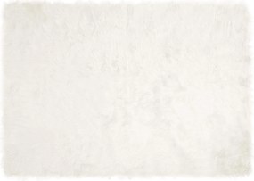 vidaXL Χαλί από τεχνητό πρόβειο δέρμα TAFALLA Λευκό 140 x 200 cm