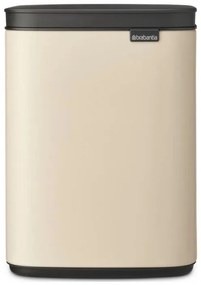 Κάδος Brabantia Bo Small 1008865, 4 L, Ομαλό και αθόρυβο άνοιγμα, Αντιολισθητική βάση, Μπεζ
