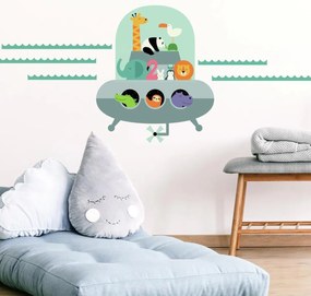 Παιδικό Αυτοκόλλητο Τοίχου RoomMates Ζωάκια-UFO RΜΚ4116