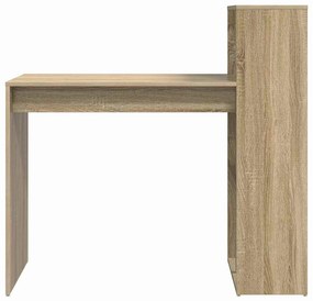 vidaXL Γραφείο Sonoma Δρυς 108 x 55 x 103.5 εκ Επεξεργασμένο ξύλο