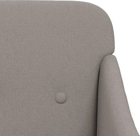 vidaXL Πολυθρόνα Taupe 63 x 76 x 80 εκ. Υφασμάτινη