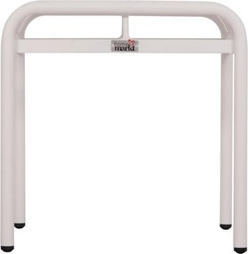 ΣΚΑΜΠΟ ΑΛΟΥΜΙΝΙΟΥ RACHEL HM6340.02 ΛΕΥΚΟ 45x45x46Υεκ.