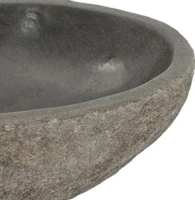 vidaXL Νιπτήρας River Stone Οβάλ (29-38)x(24-31) εκ.