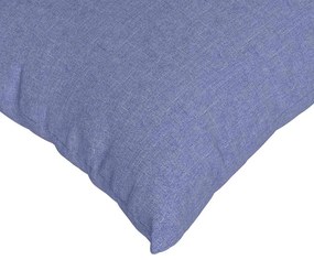 vidaXL Μαξιλάρι Καναπέ 2 pcs Μπλε τζην 80 x 80 cm ύφασμα