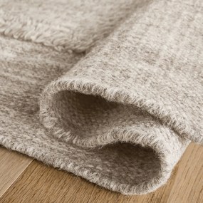 Χαλί τετράγωνο XL, χειροποίητο, από μαλλί, EDGI