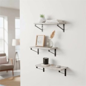 Ράφια Max Home Σίδερο Ξύλο MDF 42 X 12 X 16 CM (4 Μονάδες)