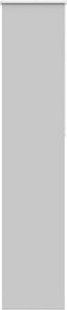 vidaXL Roller Blind Blackout ανοιχτό γκρι 55x210 cm Πλάτος υφάσματος