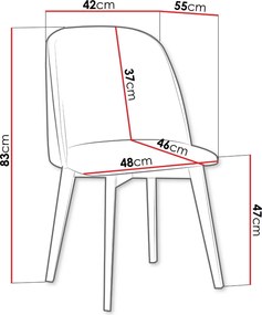 Καρέκλα Monti 3-Gkri - 48.00Χ55.00Χ83.00cm
