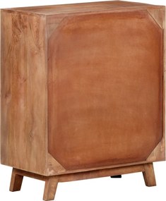 vidaXL Ντουλάπι 61 x 35 x 76 εκ. από Μασίφ Ξύλο Μάνγκο