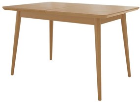 Τραπέζι Racine 131, Καφέ, 76x80x140cm, 33 kg, Επιμήκυνση, Ινοσανίδες μέσης πυκνότητας, Ξύλο, Ξύλο: Οξιά | Epipla1.gr
