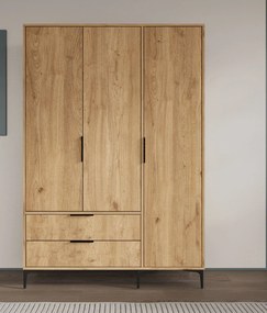 Wardrobe Aden Drawers 120 - Oak Oak