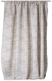 Κουρτίνα Russell Με Τρέσα 1 Beige Anna Riska 140X270cm 100% Βαμβάκι