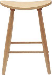 vidaXL Καρέκλες φαγητού 2 pcs Φυσικό 46 x 37 x 63 εκ