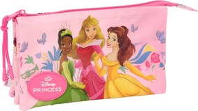 Κασετίνα Disney Princess Ροζ 22 x 12 x 3 cm