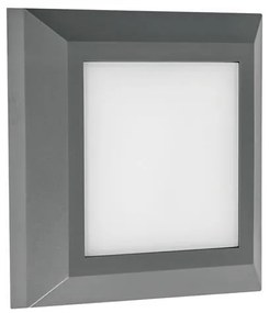 ΦΩΤΙΣΤΙΚΟ ΤΟΙΧΟΥ SLIM LED 3W IP65 230V 3CCT 125X125mm ΓΡΑΦΙΤΗΣ PRO ARTE ILLUMINA Eurolamp 145-52087