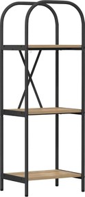 vidaXL Ράφι Βιβλίων 3 επιπέδων 40 x 30 x 109 εκ Επεξεργασμένο ξύλο