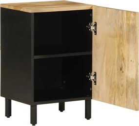 vidaXL Ντουλάπι Μπάνιου 38x33,5x58 εκ. από Μασίφ Ξύλο Μάνγκο