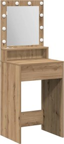 vidaXL Τραπέζι περιποίησης Artisan Oak 50 x 41 x 135 εκ