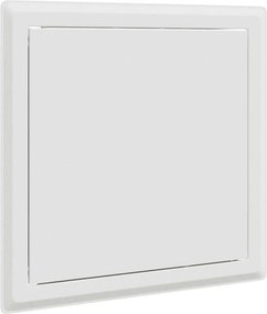 vidaXL Πάνελ Πρόσβασης 2 τεμ. Λευκό 23 x 23 x 3 cm Ατσάλι