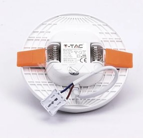 LED V-TAC Πάνελ mini 18W SAMSUNG Chip Στρογγυλό Ρυθμιζόμενο Θερμό Λευκό 733