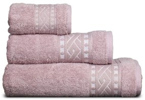 Πετσέτα Rayan Lila Sb Home Προσώπου 50x90cm 100% Βαμβάκι