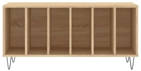 vidaXL Έπιπλο Δίσκων Sonoma Δρυς 100x38x48 εκ. από Επεξεργασμένο Ξύλο