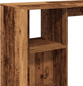 vidaXL Τραπέζι Μπαρ με Ράγες 124x46x103,5 εκ. Επεξεργ. Ξύλο