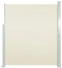 vidaXL Σκίαστρο Πλαϊνό Συρόμενο Κρεμ 160 x 500 εκ.