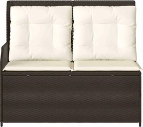 vidaXL Παγκάκι κήπου Καφέ συνθετικό ρατάν