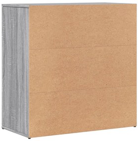 vidaXL Μπουφές Γκρι Sonoma 79x38x80 εκ. από Επεξεργασμένο Ξύλο