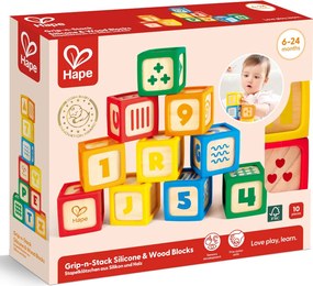 Hape Early Explorer Ξύλινα Τουβλάκια Smart Start 10Τμχ