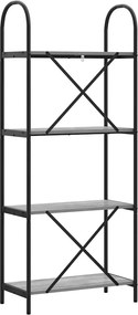 vidaXL Ράφι Βιβλίων 4 επιπέδων 60 x 30 x 146 εκ Επεξεργασμένο ξύλο