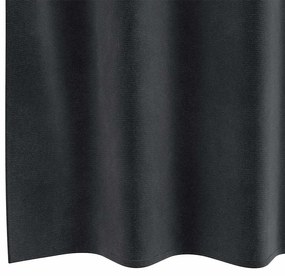 vidaXL Κουρτίνες με κουρτίνες 2 pcs Σκούρο γκρι 140 x 225 cm Βελούδο