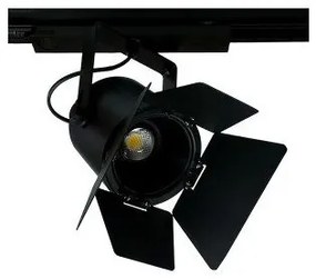 Σποτ Ράγας LED 34W Τριφασικό 3000K Φ10,6cm Tube110-G/S + Flaps Interlight-19462-Λευκό 19462