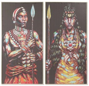 Καμβάς DKD Home Decor πολυστερίνη Καμβάς 60 x 5 x 120 cm