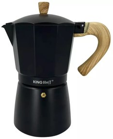 Καφετιέρα Kubinska Kinghoff KH 1887, 9 μπολ, 450 ml, Αλουμίνιο, Επαγωγή, Μαύρο.