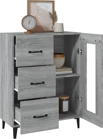 vidaXL Ντουλάπι Γκρι Sonoma 69,5 x 34 x 90 εκ. από Επεξεργασμένο Ξύλο