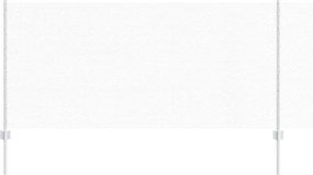 vidaXL Τεντώτο με στήριγμα Ασημί 1 x 50 m Ατσάλι